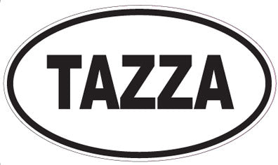 TAZZA - Oval Magnet