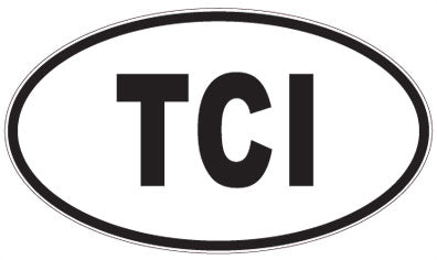 TCI - 3 Letter Initials Oval Magnet