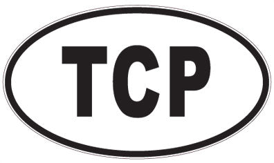 TCP - 3 Letter Initials Oval Magnet