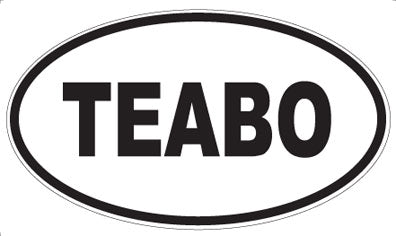 TEABO - Oval Sticker