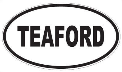 TEAFORD - Oval Sticker