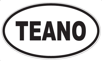 TEANO - Oval Sticker