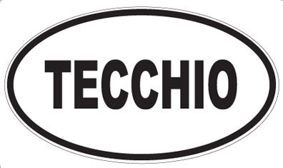 TECCHIO - Oval Sticker