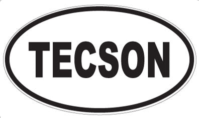 TECSON - Oval Sticker