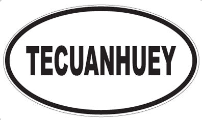 TECUANHUEY - Oval Sticker