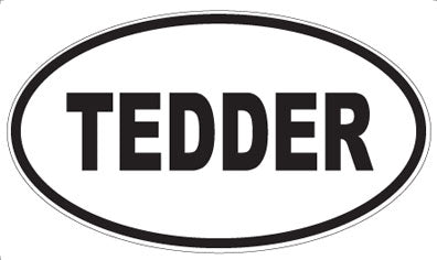 TEDDER - Oval Magnet
