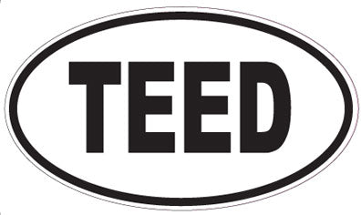 TEED - Oval Sticker