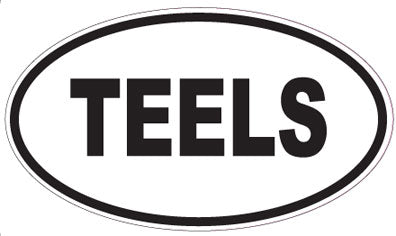 TEELS - Oval Magnet