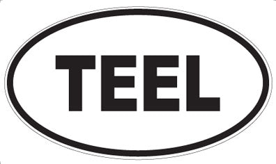 TEEL - Oval Magnet