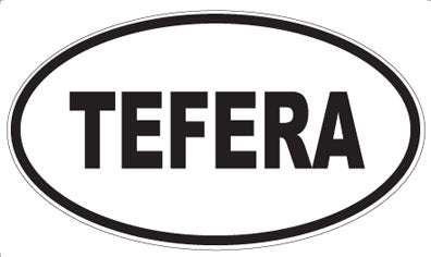 TEFERA - Oval Sticker