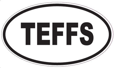 TEFFS - Oval Sticker