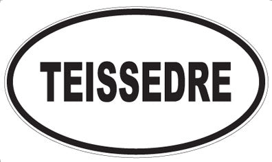 TEISSEDRE - Oval Sticker