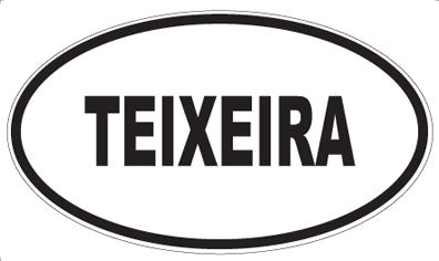 TEIXEIRA - Oval Sticker