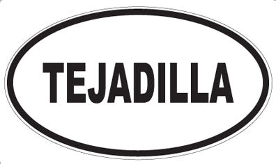 TEJADILLA - Oval Sticker