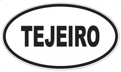 TEJEIRO - Oval Sticker