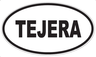 TEJERA - Oval Sticker