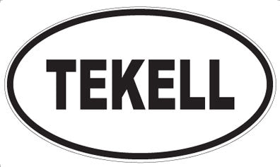 TEKELL - Oval Sticker