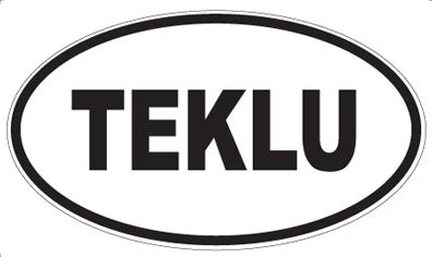 TEKLU - Oval Sticker