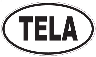 TELA - Oval Sticker