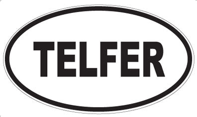 TELFER - Oval Magnet