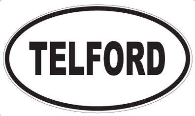 TELFORD - Oval Sticker