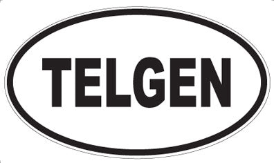 TELGEN - Oval Sticker
