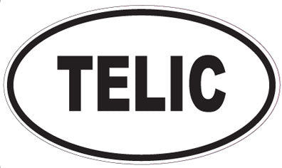 TELIC - Oval Magnet