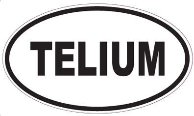 TELIUM - Oval Sticker