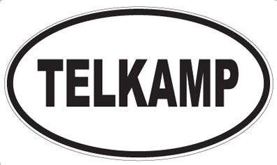 TELKAMP - Oval Sticker