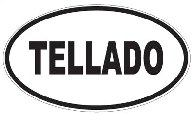 TELLADO - Oval Sticker