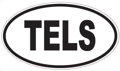 TELS - Oval Sticker