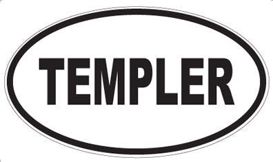 TEMPLER - Oval Sticker
