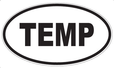 TEMP - Oval Magnet