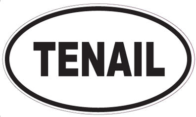 TENAIL - Oval Sticker