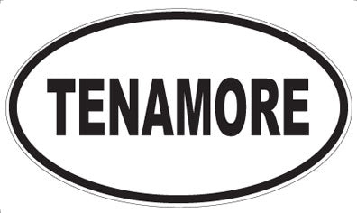 TENAMORE - Oval Sticker