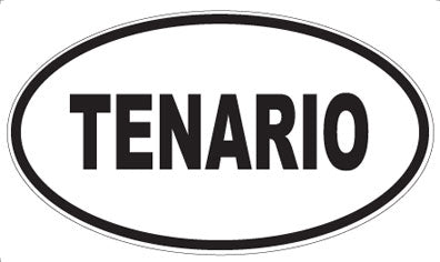 TENARIO - Oval Sticker