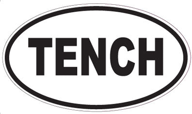 TENCH - Oval Sticker