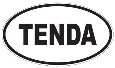 TENDA - Oval Sticker