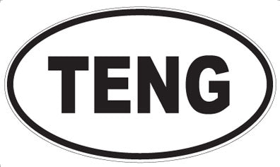 TENG - Oval Sticker