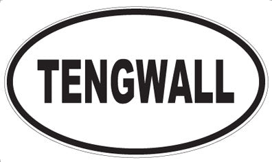 TENGWALL - Oval Sticker