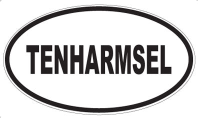 TENHARMSEL - Oval Sticker
