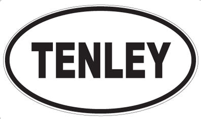 TENLEY - Oval Sticker