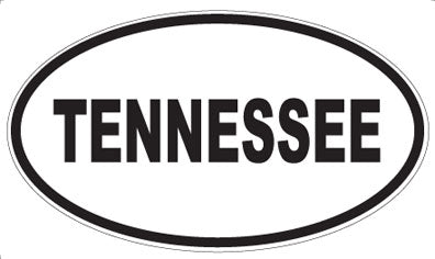 TENNESSEE - Oval Sticker
