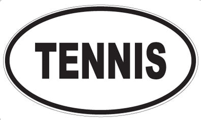 TENNIS - Oval Magnet