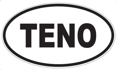TENO - Oval Sticker