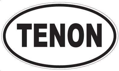 TENON - Oval Sticker