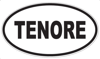 TENORE - Oval Sticker