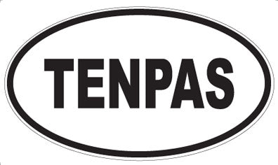 TENPAS - Oval Sticker