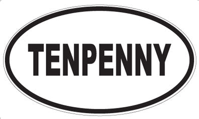 TENPENNY - Oval Sticker