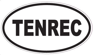 TENREC - Oval Sticker